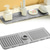 tanie Przybory kuchenne i gadżety-Mata silikonowa do kranu kuchennego, silikonowa mata odpływowa chroniąca przed rozpryskiwaniem na kranie kuchennym, szybkoschnąca tacka na zlew, ochraniacze na zlew, mata na kran zlewozmywakowy, ochrona przed kapaniem w łazience