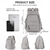 baratos Mochilas de Faculdade-Mochila minimalista para laptop, unissex, à prova d'água, com carregamento USB, ideal para faculdade, escola, trabalho, viagens e deslocamentos diários. Possui diversos compartimentos, carregamento USB e vários compartimentos.