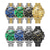 cheap Quartz Watches-OLEVS Men Quartz Watch Sports Fashion Wristwatch Moon phase Luminous Calendar Chronograph Steel Watch
