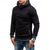 baratos hoodies básicos dos homens-Homens Moletom Quarter Zipper Hoodie Preto Vermelho Azul Camelo Cinzento Com Capuz Tecido Patchwork Desportos e Ar livre Diário Feriado Poliéster Roupa de rua Básico Casual Primavera &amp; Outono Roupa