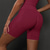cheap Yoga Shorts &amp; Bikers-Women&#039;s Gym Shorts Yoga Shorts Workout Shorts Elastic Waistband High Waist Yoga Gym Workout Pilates Shorts Dark Grey Black Burgundy Sports Activewear Stretchy Slim