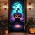 abordables Cubiertas de Puerta de Halloween-Decoraciones de puerta de Halloween, cubiertas de puerta de Halloween, calabaza de Jack-O-Lantern, castillo, tapiz de puerta, cortina de puerta, decoración, telón de fondo, pancarta de puerta para