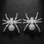 cheap Earrings-Women&#039;s Stud Earrings Classic Spiders Precious Statement Rock Imitation Diamond Earrings Jewelry Silver / Gold For Wedding Party 1 Pair