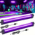 cheap Hallowen Laser Lights-2pcs USB UV LED Blacklight Bar 28cm High Intensity - 385-400nm Ultra Violet Light Effect for Halloween Club Party Disco Stage Lighting - Low Voltage 5V with On/Off Switch, Non-Waterproof