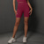 cheap Yoga Shorts &amp; Bikers-Women&#039;s Gym Shorts Yoga Shorts Workout Shorts Elastic Waistband High Waist Yoga Gym Workout Pilates Shorts Dark Grey Black Burgundy Sports Activewear Stretchy Slim