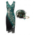 cheap Outfits-Retro Vintage Roaring 20s 1920s Flapper Dress Flapper Headband Head Jewelry The Great Gatsby Flapper Girl Wedding Guest Sequins Tassel Fringe Feather Women&#039;s Wedding Party Dress Club Adults&#039; Dress