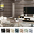 abordables Papiers peints-papier peint cool papier peint moderne 3d épais non tissé imitation peau de cerf velours papier peint rouleau non autocollant à rayures verticales pour chambre salon fond TV 1,73&#039;(0,53m) x 32,8&#039;(10m)