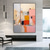 cheap Landscape Paintings-Handmade Oil PaintingCanvasWall Art DecorationAbstract Knife PaintingLandscape Warm ColorsFor Home Decor Rolled Frameless Unstressed Painting