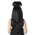 abordables Perruques de personnages de films-Lydia Deetz Cosplay Costume Party Perruque Mariée Chignons Moelleux Bouclés Femme Noir Moyen Long Droit Beetle Perruque avec Frange Accessoires de Costume d&#039;Halloween (Noir/Lydia)