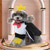 voordelige Halloween Huisdierkostuum-Honden Hondenkostuum Clown leuke Style Grappig Zacht Halloween Carnaval Feest  Hond puppy kleding outfits