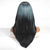 cheap Synthetic Trendy Wigs-Synthetic Wig Uniforms Career Costumes Princess Straight kinky Straight Middle Part Layered Haircut Machine Made Wig 22 inch Black / Dark Green Synthetic Hair Women&#039;s Cosplay Party Fashion Natural