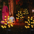 abordables luces de halloween-Luces solares para césped de Halloween para exteriores, luces de calabaza para jardín, decoración de jardín, estaca de calabaza a prueba de agua, lápida de Halloween, césped de jardín, patio, decoración de pasarela, lámpara de calle, 1 pieza