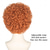 cheap Historical Wigs-Women Rope Short Curly Red Brown Hair Wig Carnival Cosplay Party Wigs