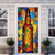 cheap Wall Tapestries-Beer Floral Door Covers Door Tapestry Door Curtain Decoration Backdrop Door Banner for Front Door Farmhouse Holiday Party Decor Supplies