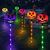 cheap Halloween Outdoor-6pcs Solar Halloween Pumpkin Garden Stake Lights Light Up Pumpkin, Solar Halloween Yard Stake Outdoor Waterproof Lighted Pumpkin Lights for Garden Patio Yard Pathway Grave Decor