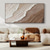 baratos Pinturas de Paisagens-pintura 3d bege marrom artesanal marrom wabi sabi obra de arte pintura a óleo pintada à mão pintura a óleo texturizada pintura a óleo bege marrom arte abstrata em tela moderna arte de decoração