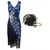 cheap Outfits-Retro Vintage Roaring 20s 1920s Flapper Dress Flapper Headband Head Jewelry The Great Gatsby Flapper Girl Wedding Guest Sequins Tassel Fringe Feather Women&#039;s Wedding Party Dress Club Adults&#039; Dress
