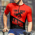 cheap Men's Jerseys-Men's Cycling Jersey Letter &amp; Number Short Sleeve Bike Tee Tshirt Jersey with 3 Rear Pockets Mountain Bike MTB Quick Dry Anatomic Design Wicking Breathable Sports Red Blue Orange Clothing Apparel