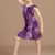 cheap Kids&#039; Dancewear-Kids&#039; Dancewear Skirts Printing Girls&#039; Performance Daily Wear Sleeveless Natural Flocking
