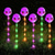 cheap Halloween Outdoor-6pcs Solar Halloween Pumpkin Garden Stake Lights Light Up Pumpkin, Solar Halloween Yard Stake Outdoor Waterproof Lighted Pumpkin Lights for Garden Patio Yard Pathway Grave Decor
