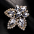 abordables Boucles d&#039;oreilles-Femme Boucles d&#039;oreille Clou Transparente Forme de Feuille Précieux Gros Fantaisie Imitation de diamant Des boucles d&#039;oreilles Bijoux Doré Pour Mariage Soirée 1 paire