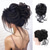 cheap Chignons-Messy Bun Hair Piece Claw Clip Synthetic Chignon Tousled Updo with Tendrils Hair Extensions Hair Bun Curly Wavy Faux Hair Bun Hair Scrunchies Hair Accessories for Women (Medium Blonde)