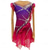 cheap Figure Skating Dresses-Figure Skating Dress Women&#039;s Ice Skating Skirt Dress Red Thumbhole Open Back Spandex High Elasticity Professional Competition Skating Wear Thermal Warm Classic Crystal / Rhinestone Long Sleeve Ice