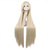 cheap Party Wigs-40 Inch 100 cm Oblique Bangs Anime Costume Long Straight Cosplay Wig Party Wig Halloween Wigs
