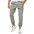 cheap Casual Pants-Men&#039;s Sweatpants Joggers Trousers Pocket Drawstring Elastic Waist Plain Comfort Sports Outdoor Daily Fashion Casual Black White Micro-elastic