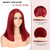 cheap Party Wigs-Wig Short Straight Bob Wig Wigs Middle Part Heat Resistant Synthetic Daily Carnival Cosplay Party Hair Wigs for Women