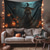 cheap Halloween Wall Tapestries-Halloween Decorations Witch Hanging Tapestry Wall Art Large Tapestry Mural Decor Photograph Backdrop Blanket Curtain Home Bedroom Living Room Decoration
