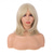 cheap Costume Wigs-18 Inch/45 cm Layered Bangs Straight Synthetic Fiber Shoulder Length Hair Daily Use Wig Carnival Wigs