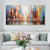 cheap Landscape Paintings-Rain Day Painting hand painted Street Scenery Painting Impressionism Painting city art painting hand painted Urban wall art oil painting hand painted Modern city painting Wall art decor