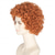 cheap Historical Wigs-Women Rope Short Curly Red Brown Hair Wig Carnival Cosplay Party Wigs