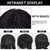 abordables Perruques de personnages de films-Lydia Deetz Cosplay Costume Party Perruque Mariée Chignons Moelleux Bouclés Femme Noir Moyen Long Droit Beetle Perruque avec Frange Accessoires de Costume d&#039;Halloween (Noir/Lydia)