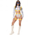 cheap Women&#039;s Costumes-Astronaut Carnival Costume Cosplay Costume Adults&#039; Women&#039;s Cosplay Party Masquerade Bachelorette Party Carnival Masquerade Easy Carnival Costume