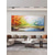 cheap Floral/Botanical Paintings-Handmade Autumn Colorful Forest Landscape Hand Painted Oil Painting Large Birch Tree Wall Art Gift Texture Custom Home Decor No Frame