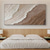 baratos Pinturas de Paisagens-pintura 3d bege marrom artesanal marrom wabi sabi obra de arte pintura a óleo pintada à mão pintura a óleo texturizada pintura a óleo bege marrom arte abstrata em tela moderna arte de decoração