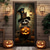 olcso Halloween ajtóborítók-halloween ajtódíszek halloween ajtóhuzatok fekete macska sütőtök ajtó kárpit ajtófüggöny dekoráció háttér ajtó transzparens bejárati ajtóhoz parasztház ünnepi parti dekorációs kellékek
