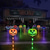 cheap Halloween Outdoor-6pcs Solar Halloween Pumpkin Garden Stake Lights Light Up Pumpkin, Solar Halloween Yard Stake Outdoor Waterproof Lighted Pumpkin Lights for Garden Patio Yard Pathway Grave Decor