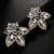 abordables Boucles d&#039;oreilles-Femme Boucles d&#039;oreille Clou Transparente Forme de Feuille Précieux Gros Fantaisie Imitation de diamant Des boucles d&#039;oreilles Bijoux Doré Pour Mariage Soirée 1 paire