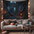cheap Halloween Wall Tapestries-Halloween Decorations Hunted House Hanging Tapestry Wall Art Large Tapestry Mural Decor Photograph Backdrop Blanket Curtain Home Bedroom Living Room