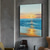 cheap Landscape Paintings-Ocean Wall Art Blue Huge Wave Oil Painting On Canvas Sea Waves 3D Textured Abstract Painting Beach Landscape Modern Sky for Living Room