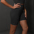 cheap Yoga Shorts &amp; Bikers-Women&#039;s Gym Shorts Yoga Shorts Workout Shorts Elastic Waistband High Waist Yoga Gym Workout Pilates Shorts Dark Grey Black Burgundy Sports Activewear Stretchy Slim