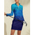 cheap Designer Collection-Women&#039;s Golf Polo Shirt Blue Short Sleeve Top Ladies Golf Attire Clothes Outfits Wear Apparel