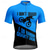 cheap Men's Jerseys-Men's Cycling Jersey Letter &amp; Number Short Sleeve Bike Tee Tshirt Jersey with 3 Rear Pockets Mountain Bike MTB Quick Dry Anatomic Design Wicking Breathable Sports Red Blue Orange Clothing Apparel