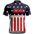 cheap Men&#039;s Jerseys-Men&#039;s Cycling Jersey Short Sleeve Bike Tee Tshirt Jersey Top with 3 Rear Pockets Mountain Bike MTB Breathable Quick Dry White Red Navy Blue National Flag Sports Clothing Apparel