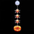 cheap Halloween Lights-Halloween Decorations Hanging Lamp Leather Wire Lamp Jack O Lantern Suction Cup Holiday String Light Indoor Atmosphere Decorative Lamp Holiday Party Decorative Lamp 1pc