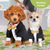 billige Halloween kjæledyr kostyme-Hunder Smoking Hundekostyme Ringbærer Elegant Myk Halloween Valentinsdag Bryllup Fest  Hundevalpeklær antrekk
