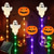 cheap Halloween Outdoor-6pcs Solar Halloween Pumpkin Garden Stake Lights Light Up Pumpkin, Solar Halloween Yard Stake Outdoor Waterproof Lighted Pumpkin Lights for Garden Patio Yard Pathway Grave Decor